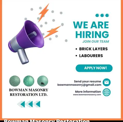 Hiring Lead Hand Mason, View more