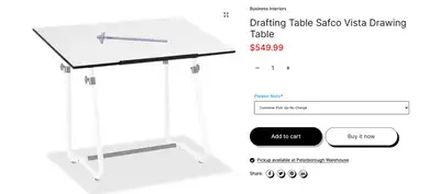 Drafting table/desk, View more