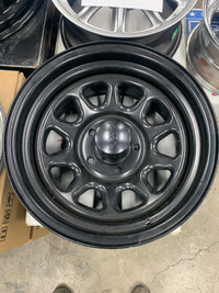 16" 5-5.0 (5-127) Black Rock Steel Wheels Hamilton Ontario Preview