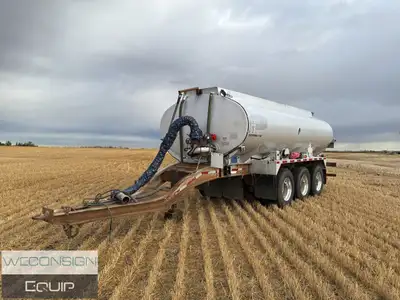 ALUMINUM TC406 CRUDE TANKER PUP (Unit #03337) Located in Fort Saskatchewan, AB, Aluminum Tank w/ 18,...