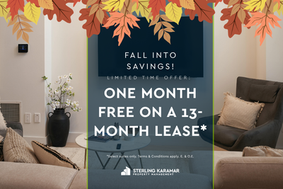 Current Promotions Limited Time Offer | Enjoy 1 Month FREE on a 13 Month Lease!* Limited Time Offer...