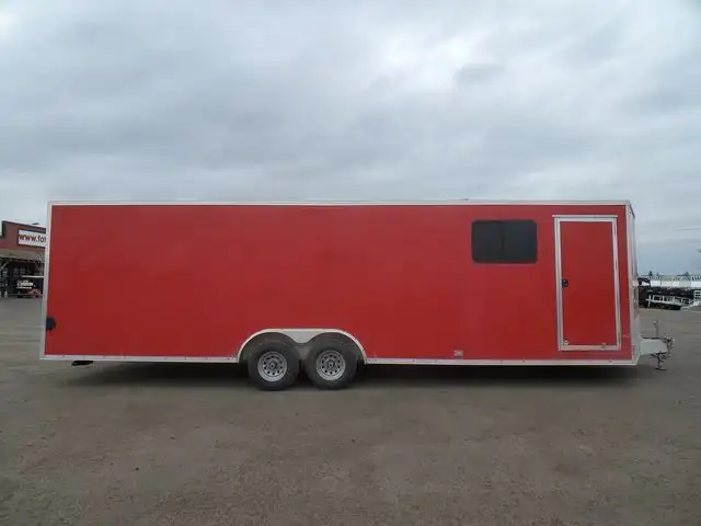 2019 FACTORY OUTLET TRAILERS 28ft Enclosed Cargo Trailer in Cargo & Utility Trailers in Edmonton - Image 19