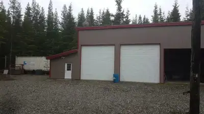 Two bay shop with office space for lease. Shop bays are 15x30 with 12' overhead doors. 4 post 8000lb...
