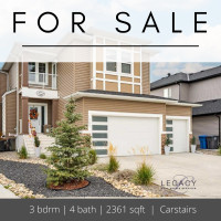Carstairs AB Fully Developed Walkout on Pond, Triple Car Garage
