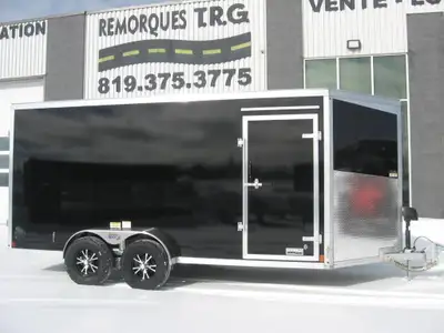 Remorque Galvanisée a chaud 7X14 ou 7X16 2 essieux 3500 ou 5200 lbs (sans inspection) Essieux et fre...