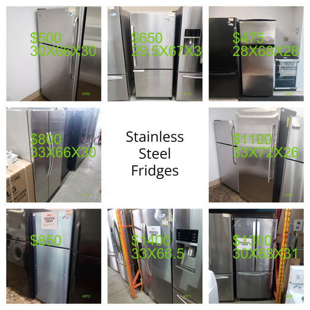 Spring Time - Fridge Blowout - White, Black & Stainless Steel in Washers & Dryers in Edmonton - Image 4