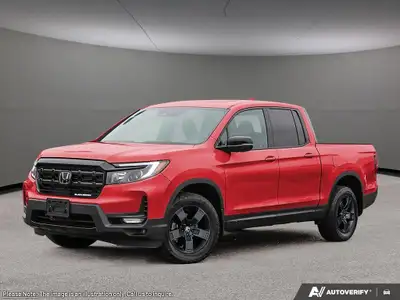 Introducing the 2026 Honda Ridgeline Black Edition AWD, a stunning red truck designed for those who...