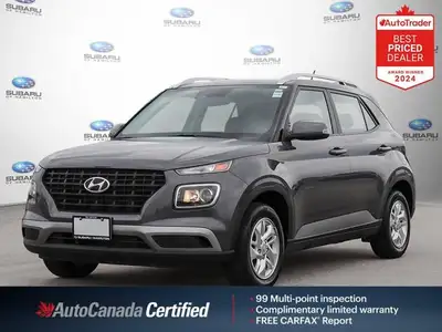 New Price! Ecotronic Gray 2025 Hyundai Venue Preferred | Bluetooth | Backup cam | Alloys FWD CVT I4...