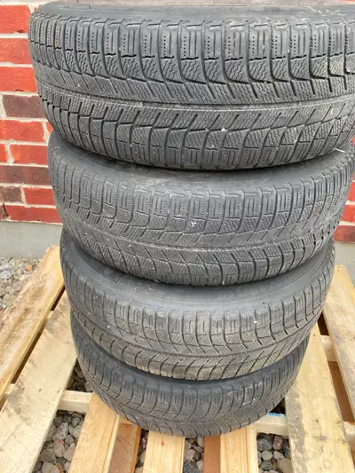 Set of 4 with rims, used 3 seasons for my Toyota Minivan. Asking $200 o.b.o. Pickup in Barrhaven nea...