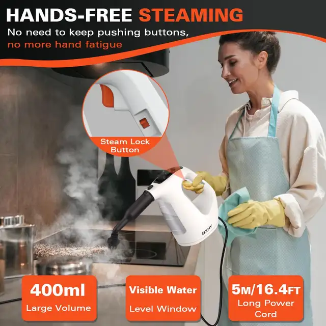 SXHY Steam Cleaner, Handheld Steamer... BNIB LOT# 316863005666480769121