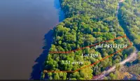 Waterfront lot 2.75 forested acres on the BrasD'or lakes -
