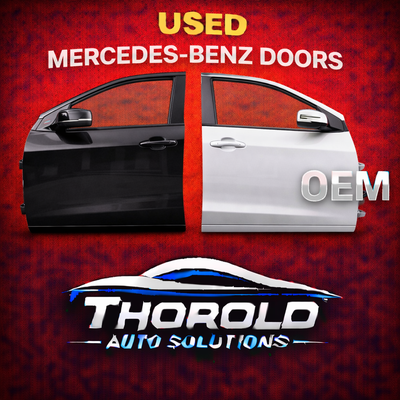 OEM used door assembly removed from a Mercedes-Benz vehicle and professionally inspected. Front and...