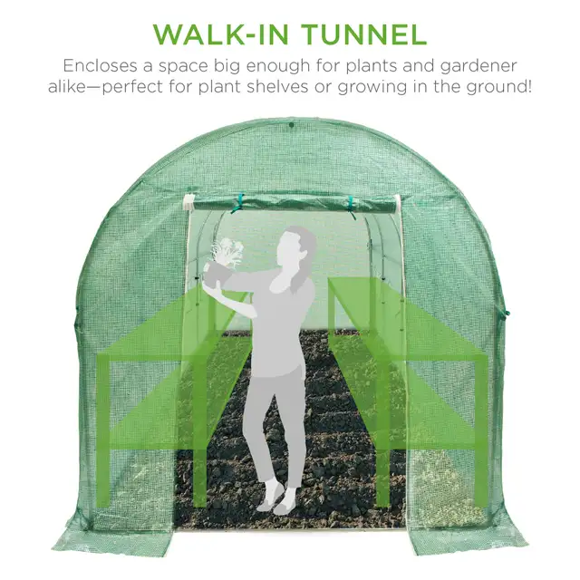 NEW 15X7X7 FT WALK IN GREENHOUSE TUNNEL GH150707 in Other in Regina - Image 7