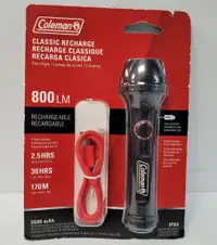 (78931-1) Coleman 2155761 Classic Rechargeable Flashlight