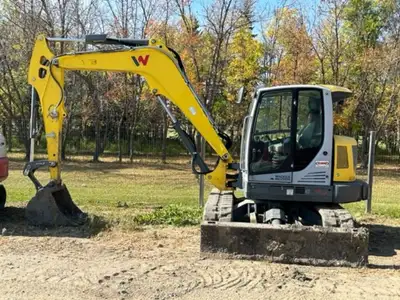 2018 WACKER NEUSON ET90 (9 TON) MID EXCAVATOR Air Conditioning and Heater Rubber Tracks Swing Boom S...
