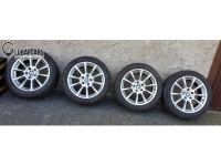 4 OEM bmw rims 245/45/18 DUNLOP spwinter WINTER Fun Flat tires %