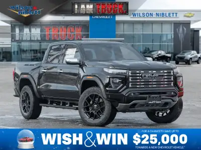 Denali Black Edition | 20in Black Wheels | Black Assist Steps | Black Badging | Black Chrome Exhaust...