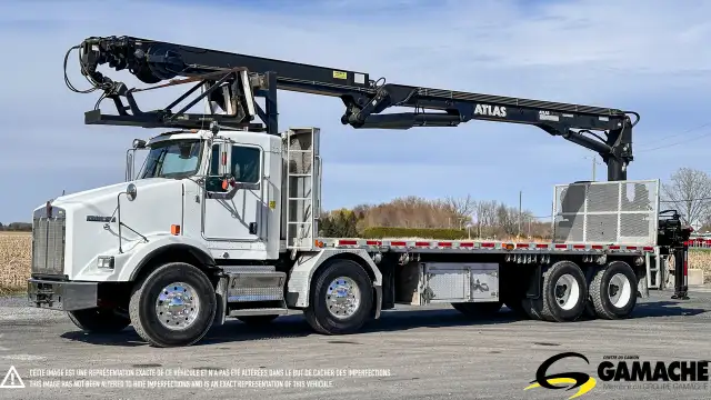 2012 KENWORTH T800 BOOM TRUCK DRYWALL TRUCK CRANE TRUCK / BOOM T in Heavy Trucks in Edmonton - Image 3