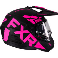 FXR Torque X Pink Snowmobile Helmet W/Electric Shield SALE