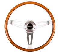 NRG Classic Wood Grain 365mm Steering Wheel