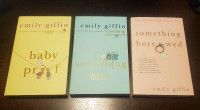 Set of 3 Emily Giffin Paperback Books Baby Proof Something Blue