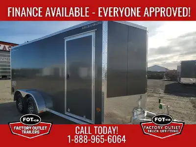 Welcome to Factory Outlet Trailers! NEW STEALTH 7x16ft XLT PRO Aluminum Enclosed Cargo Trailer from...