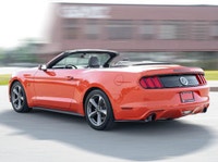 2016 Ford Mustang Convertible V6 Engine Competition Orange Exterior on two tone Black and Orange Int... (image 3)
