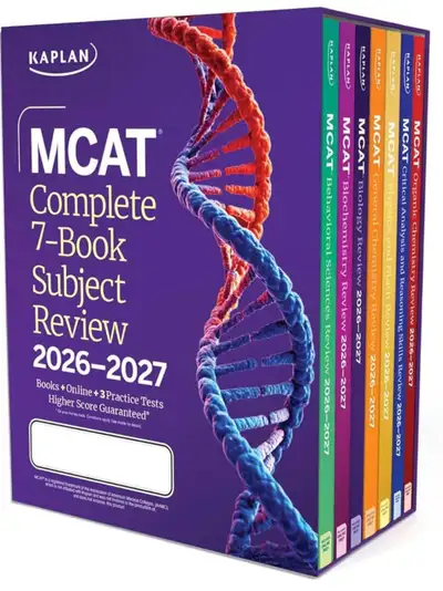 Kaplan MCAT Complere 7-Book Subject Review 2026-27, View more
