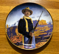 VTG John Wayne Limited Edition Collectors 8” Plate Franklin Mint