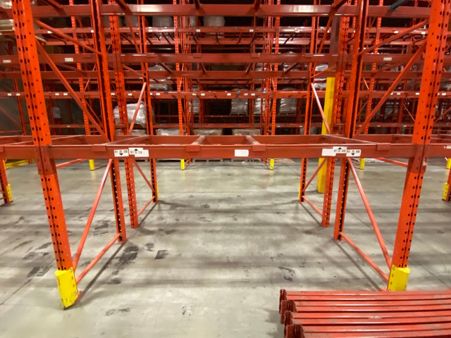 Used Redirack pallet racking beams 9’ x 4” available in Industrial Shelving & Racking in Mississauga / Peel Region - Image 2