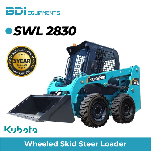 ⭐️In Stock⭐️Sunward 75HP Wheel Skid Steer/Track Loader, Kubota E in Heavy Equipment in Markham / York Region - Image 4
