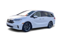 Our 2023 Honda Odyssey Touring in Platinum White Pearl is in stock and all up to date on maintenance... (image 2)