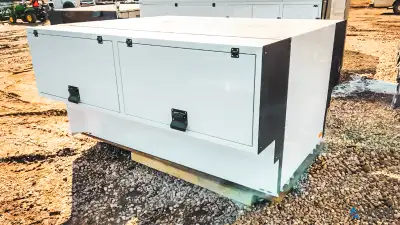 Slip-in service bodies to fit in any SRW 8' box. (4) Drawers (4) Shelves LED Lighting (Interior Gall...