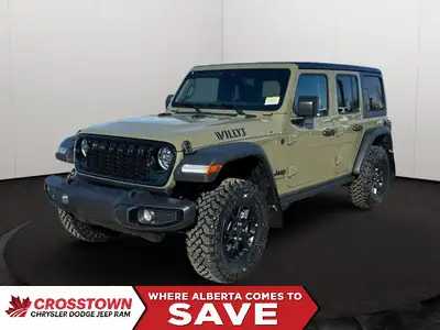 This 2026 JEEP WRANGLER 4-DOOR SPORT has the following options Cloth Low-Back Bucket Seats, Remote S...