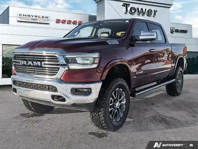 Look at this 2019 Ram 1500 Laramie. Its Automatic transmission and 5.7L Hemi V8 Engine engine will k...