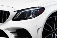 Finished in White with a Black interior, this used 2022 Mercedes-Benz C 43 AMG 4matic Coupe blends e... (image 1)