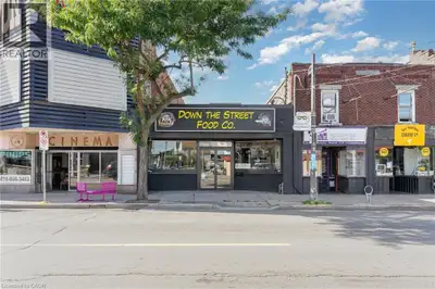Prime Ottawa St North Building with vacant restaurant space and vacant bachelor apartment above. Fle...