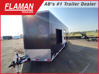 Spring Clearout - $500 Off + Free Escape Door!! 2026 ROYAL 8.5'X20' + 2' V-NOSE ENCLOSED CARGO TRAIL...