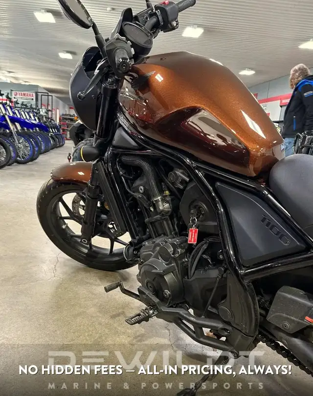 2022 Honda Rebel 1100 - 11,369 KM's in Street, Cruisers & Choppers in Peterborough - Image 2