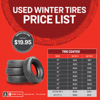 Huge Inventory of Used Tires Starting at $19.95 at Kenny U-Pull