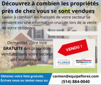 Rive Sud- Liste GRATUITE de propriétés à vendre