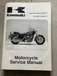 Sm321 Kaw Vulcan 1500 Classic Fi VN1500 MotorcycleService Manual