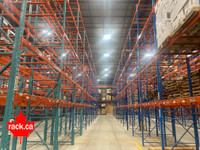 Used Redirack pallet racking available - 24' t x 42" w, 8' beams