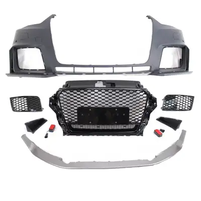 AUDI A3 S3 RS3 CONVERSION FRONT BUMPER NEW 2014 2015 2016 WE ALSO SELL FENDER HOOD GRILLE BUMPER SPO...