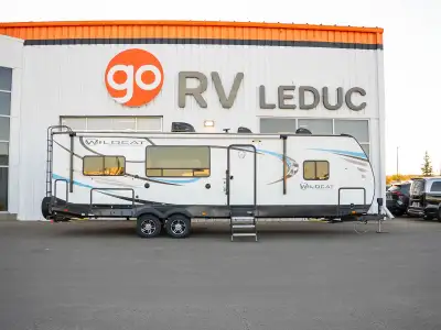 A spacious RV featuring a comfortable layout, modern conveniences, and plenty of room for relaxing w...
