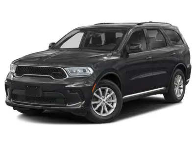 The 2025 Dodge Durango GT Plus AWD is a striking presence with its bold black exterior and robust al...