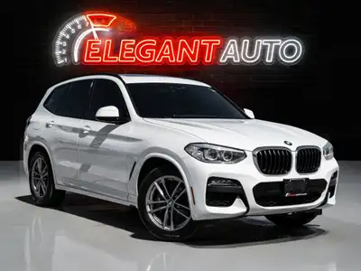 2021 BMW X3 3.0I M-Sport PKG White Exterior on Brown Interior comes with Navigation and 360 Back up...