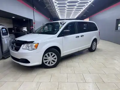 The 2019 Dodge Grand Caravan Canada Value Package in pristine white is the perfect blend of practica...