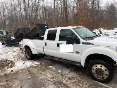dealer maintained 450 super duty yellow sticker 30 days ago can sell with or with out plow has goose...