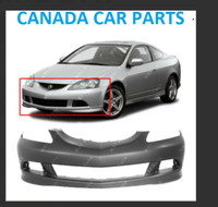 Acura front bumper rear bumper fender headlight hood grille Rad